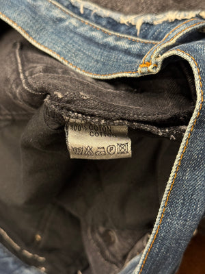 A/W2006 Dior by Hedi cummerbund jeans