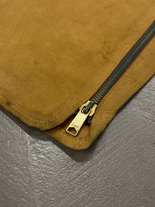 2001 Dolce & Gabbana suede western zipper leather pants