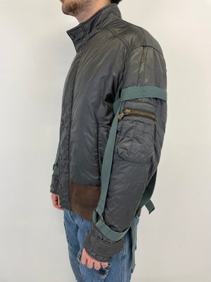 2003 Dolce & Gabbana bondage bomber jacket