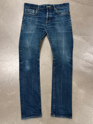 2013 Saint Laurent by Hedi Slimane mid-wash denim pants