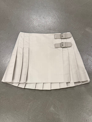 2010 Prada pleated mini skirt