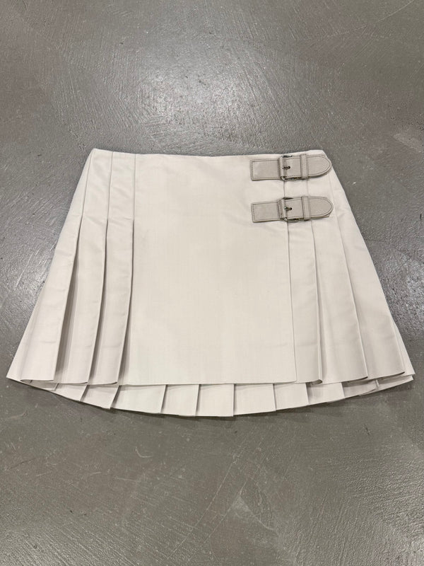 2010 Prada pleated mini skirt