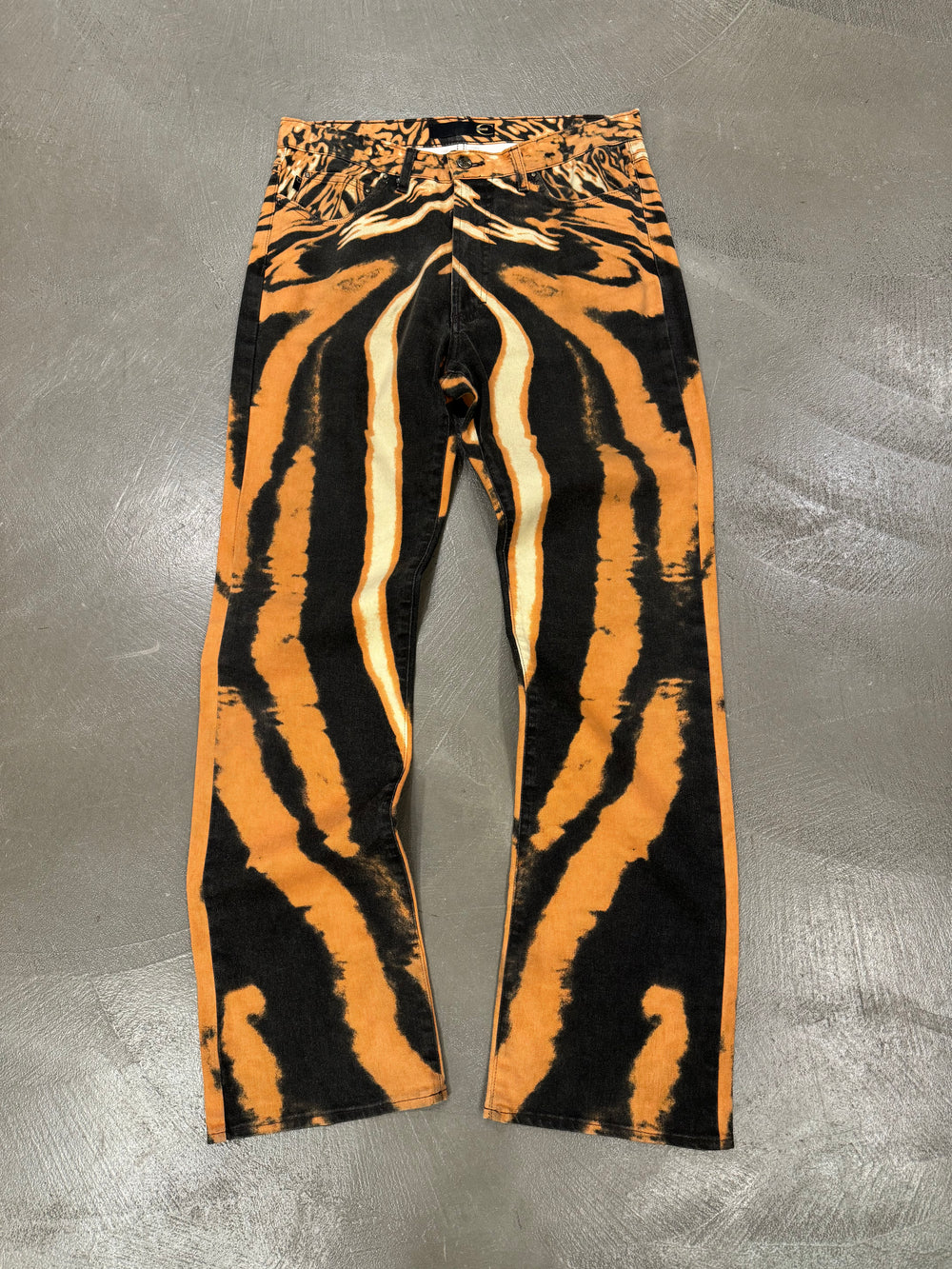 S/S 2002 Just Cavalli psychadelic tiger pants