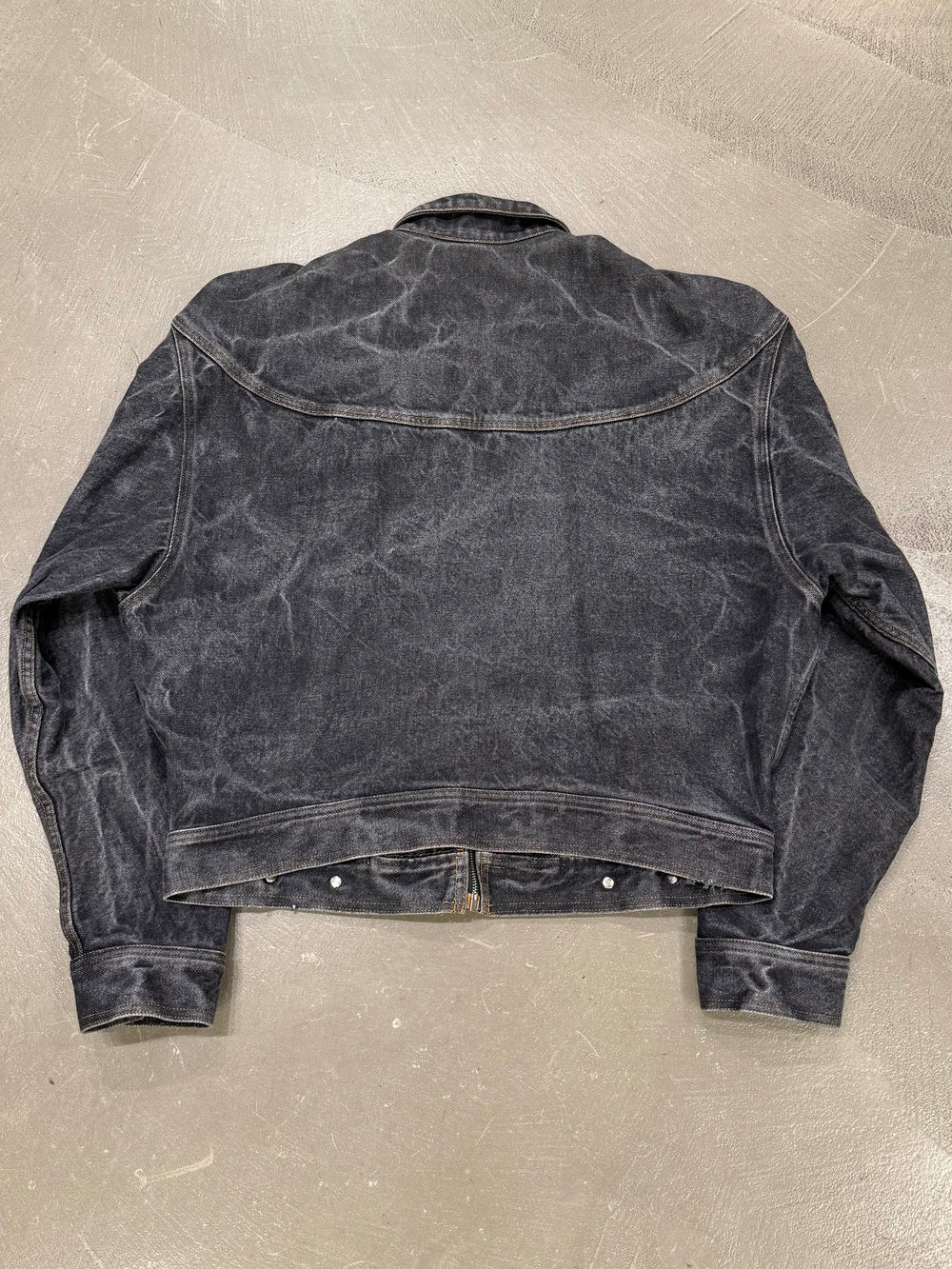1990s Marithe Francois Girbaud “Closed” washed oversized bomber jacket