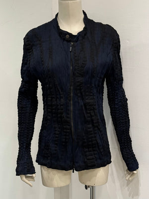 Issey Miyake pleated deconstructed jacket