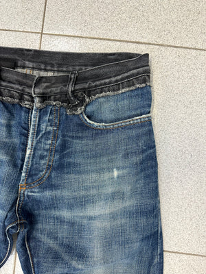 AW2006 Dior by Hedi cummerbund jeans