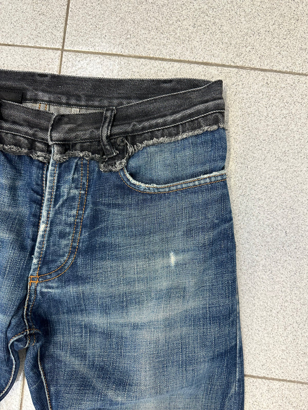 AW2006 Dior by Hedi cummerbund jeans