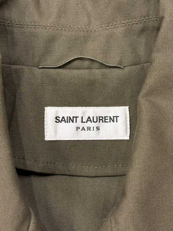 S/S2018 Saint Laurent sample cropped aviator blazer