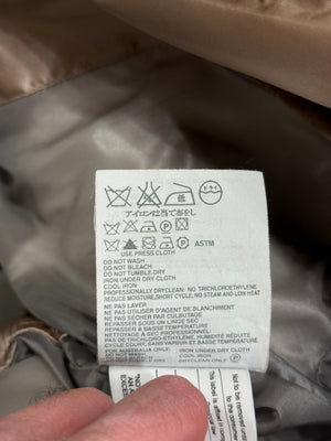 2000s Prada shearling-collar puffer jacket