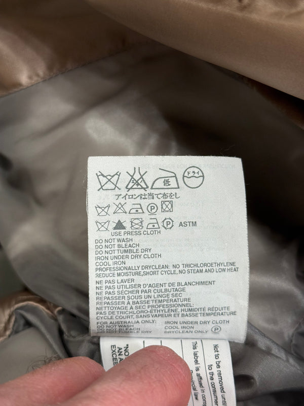 2000s Prada shearling-collar puffer jacket