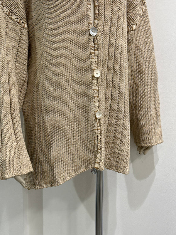 1990s Dolce & Gabbana patchwork cardigan
