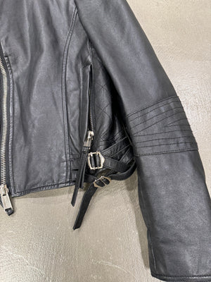 A/W 2007 Dsquared2 full zipper leather jacket