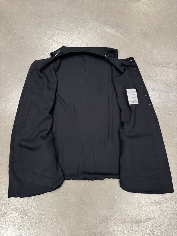 2000s Yohji Yamamoto wool black vest