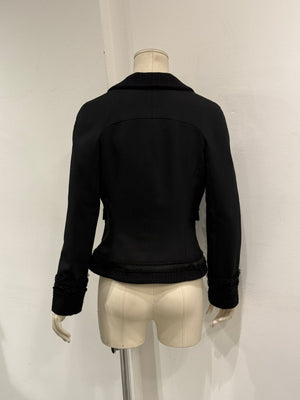 2000s Dolce & Gabbana black cropped jacket