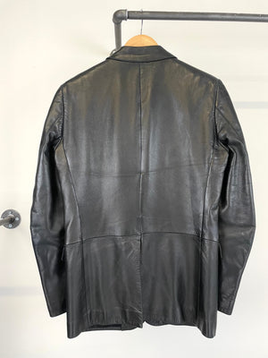 Gucci by Tom Ford leather blazer coat