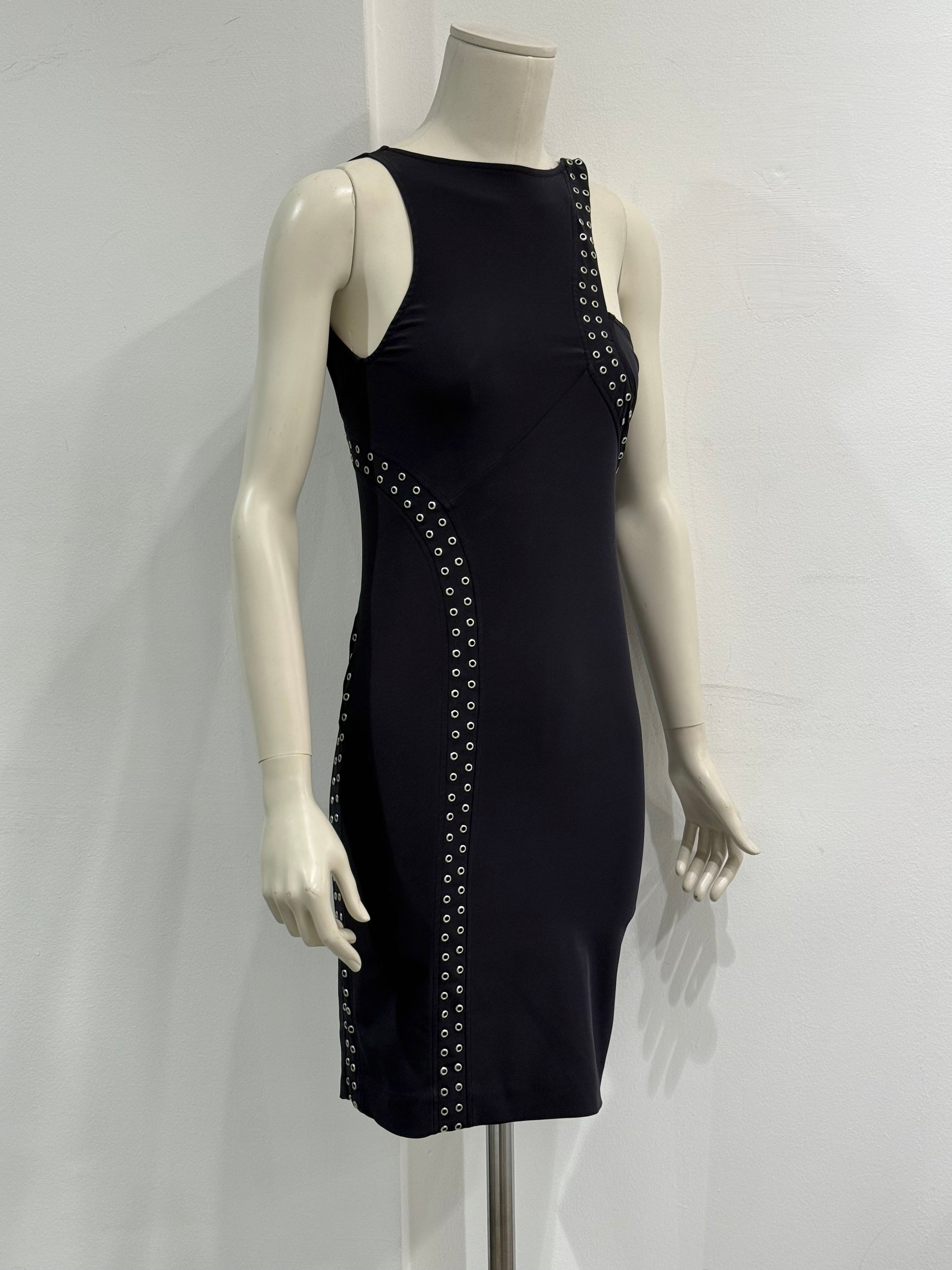 versace 2003 cut out mini dress The '13 Going on 30' Versace Dress Has Come Full Circle