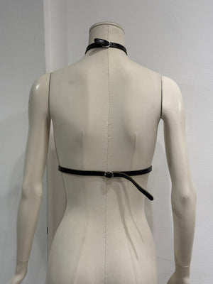 A/W2003 Maison Margiela runway bondage choker harness