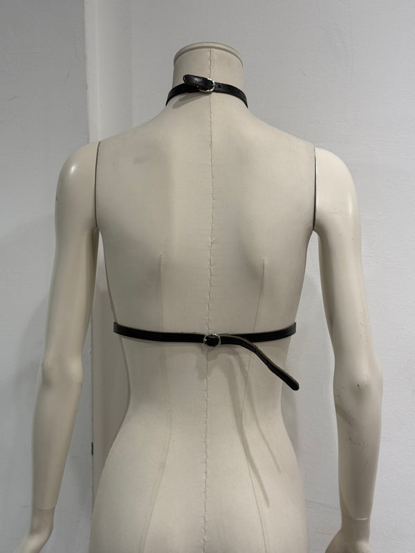 A/W2003 Maison Margiela runway bondage choker harness