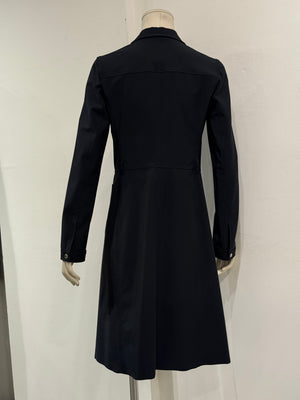 1990s Prada nylon long coat