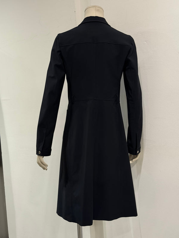 1990s Prada nylon long coat