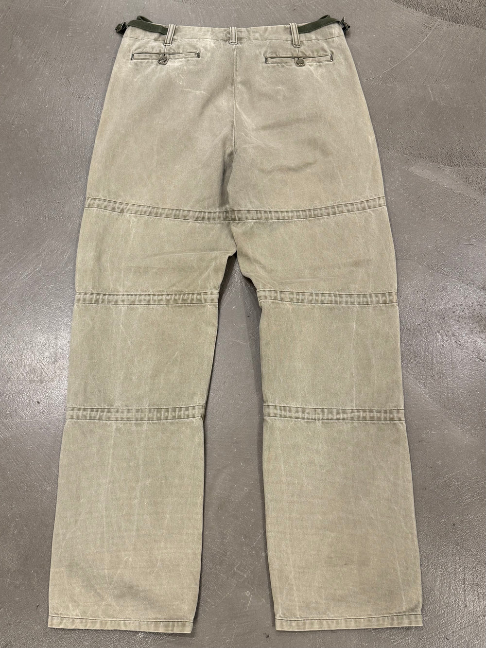 2000s Helmut Lang paneled military pants