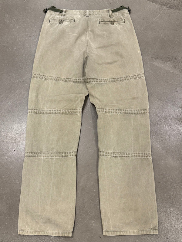 2000s Helmut Lang paneled military pants