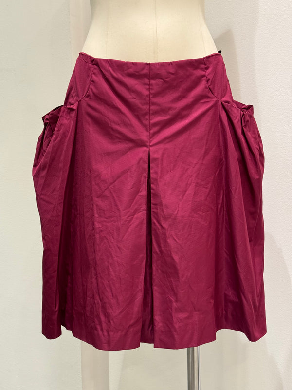 2008 Miu Miu egg cell pockets nylon skirt