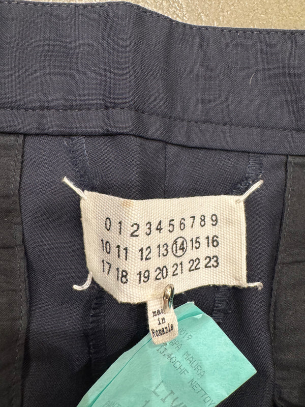 2016 Maison Margiela navy cotton pants
