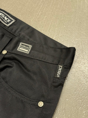 2000s Versace coated pants