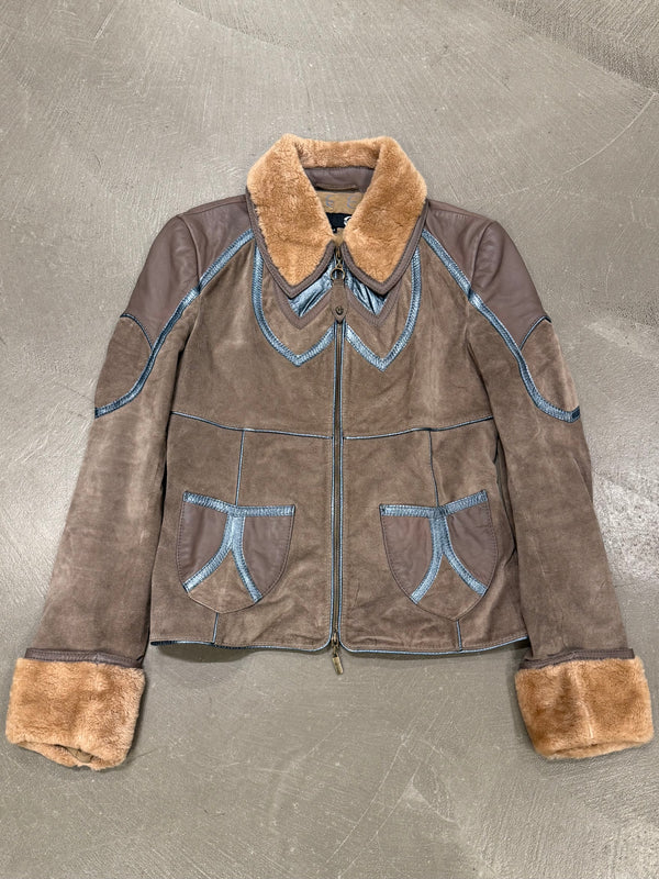 2000s Cavalli paneled jacket
