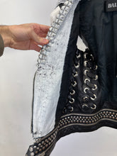 Load image into Gallery viewer, S/S2011 Balmain by Decarnin leather metal studded biker vest
