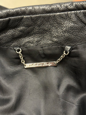 1990s Gianfranco Ferré heavy leather coat