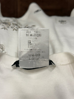 S/S2004 Christian Dior by John Galliano embellished logo top