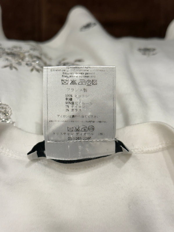 S/S2004 Christian Dior by John Galliano embellished logo top