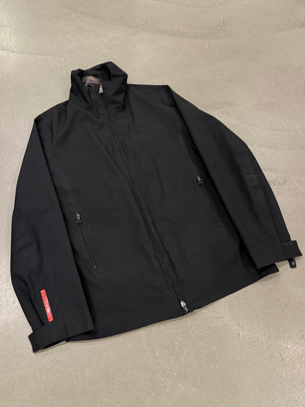 2000s Prada technical zip-up jacket
