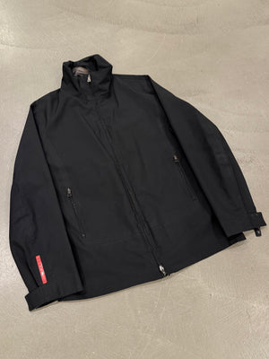 2000s Prada technical zip-up jacket