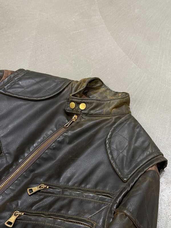 A/W2003 Dsquared2 3-in-1 runway coated military jacket
