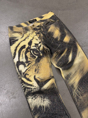 A/W2000 Roberto Cavalli Tiger jeans