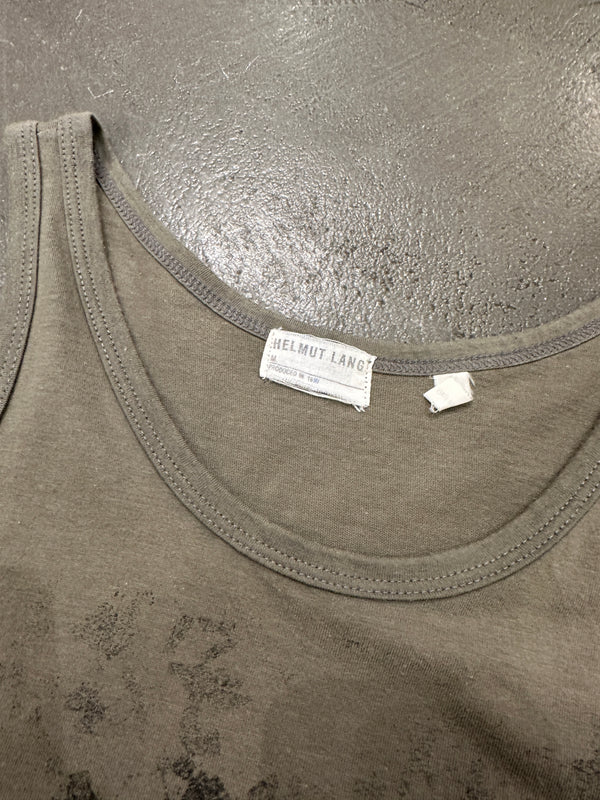 S/S 1999 Helmut Lang abstract painter tank