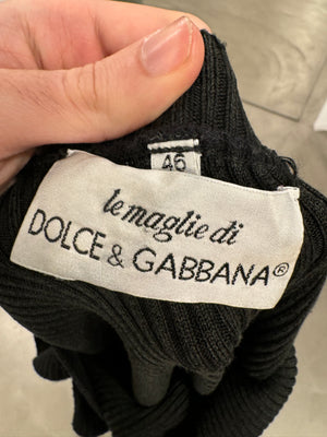 1990s Dolce & Gabbana “Le Maglie” cut-out wool knit