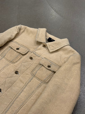2000s Cavalli faux shearling trucker jacket