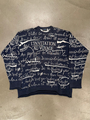 2000s Kenzo Voyage print crewneck