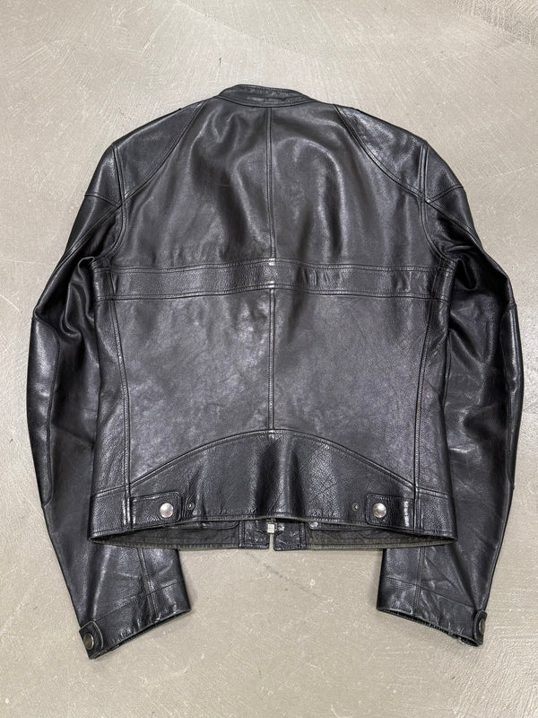 2004 Gucci by Tom Ford cafe racer biker leather jacket