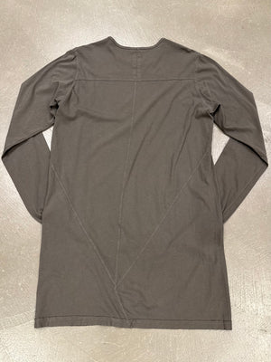 2010s Rick Owens DRKSHW long sleeve tunic t-shirt