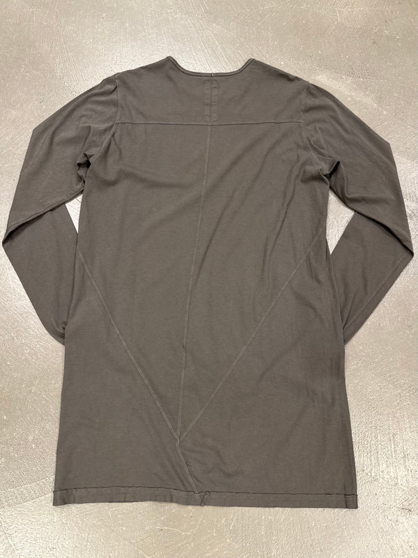 2010s Rick Owens DRKSHW long sleeve tunic t-shirt
