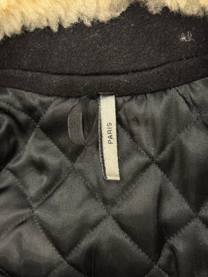 2010s Dior by KVA shearling wool jacket