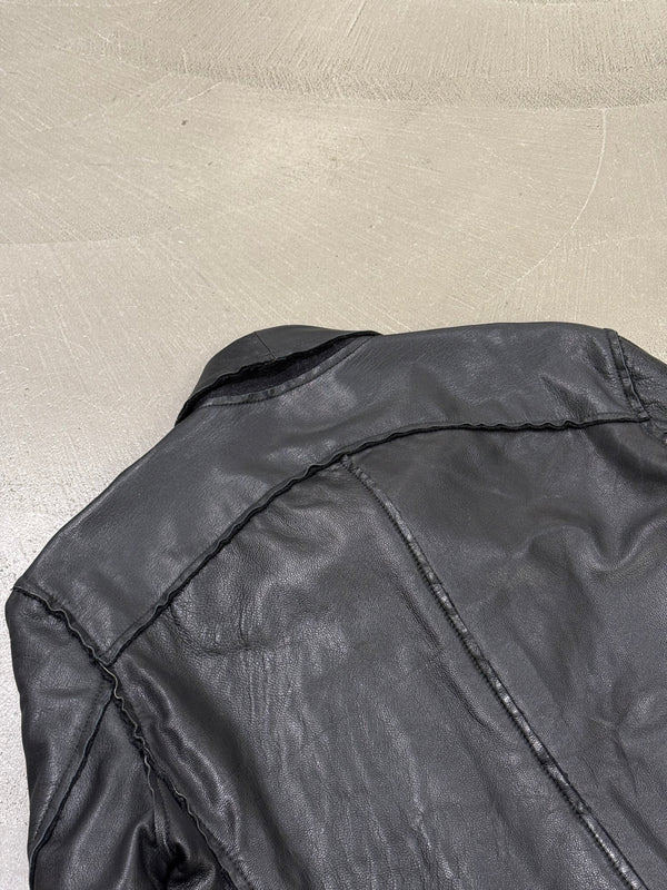 1990s Dolce & Gabbana panelled leather jacket
