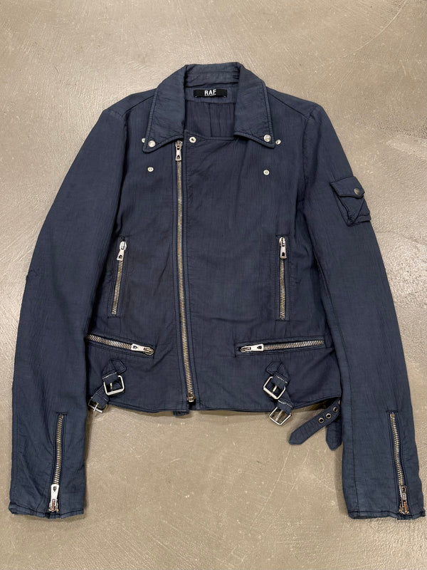 S/S2006 Raf Simons faded rider biker jacket