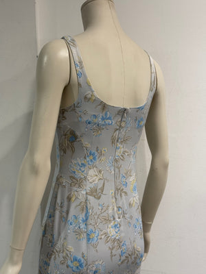 2000s Dolce & Gabbana floral print midi dress