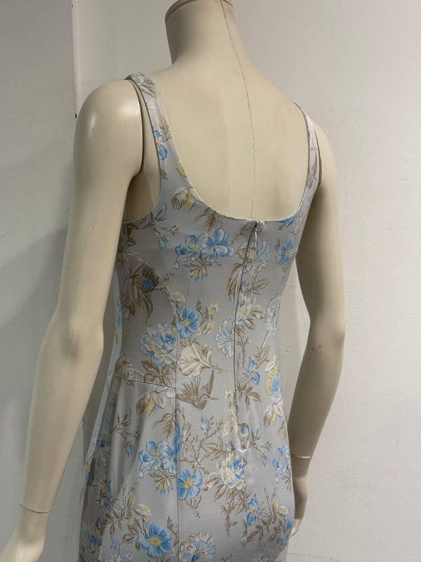 2000s Dolce & Gabbana floral print midi dress